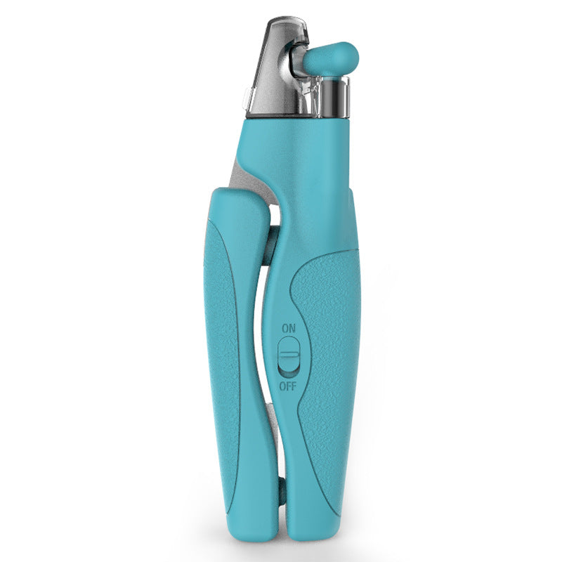 KFX-8081213 Rechargeable Pet Nail Clippers with LED Light for Safe and Precise Trimming of Dogs and Cats