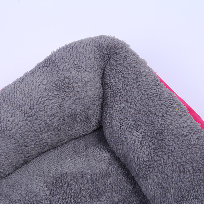 KFX-8083261 Cotton Wool Pet Kennel Mats in Candy Colors for Large, Medium, and Small Dogs