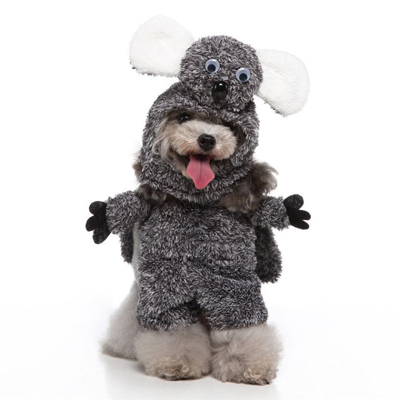 KFX-8091325 Funny Stand-Up Dog Costume - Polyester Pet Clothing in Sizes S, M, L, XL
