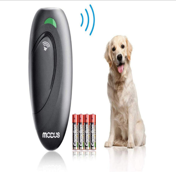 KFX-8093757 Ultrasonic Anti-Bark Trainer for Dogs - Effective Behavior Correction Device in Champagne Gold and Space Gray
