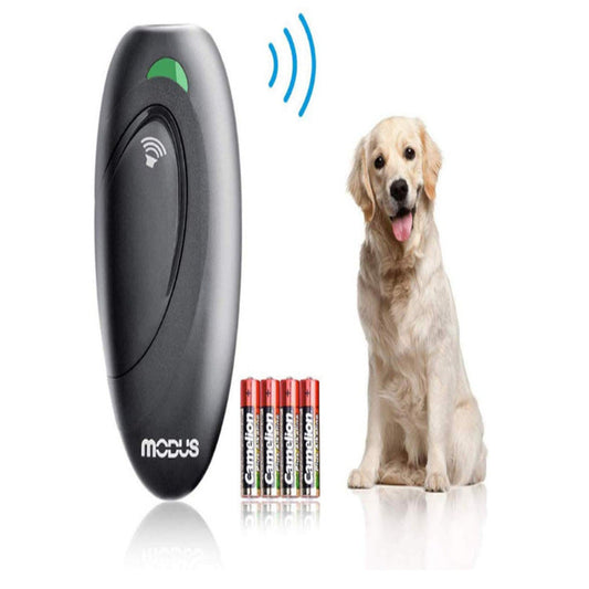 KFX-8093757 Ultrasonic Anti-Bark Trainer for Dogs - Effective Behavior Correction Device in Champagne Gold and Space Gray