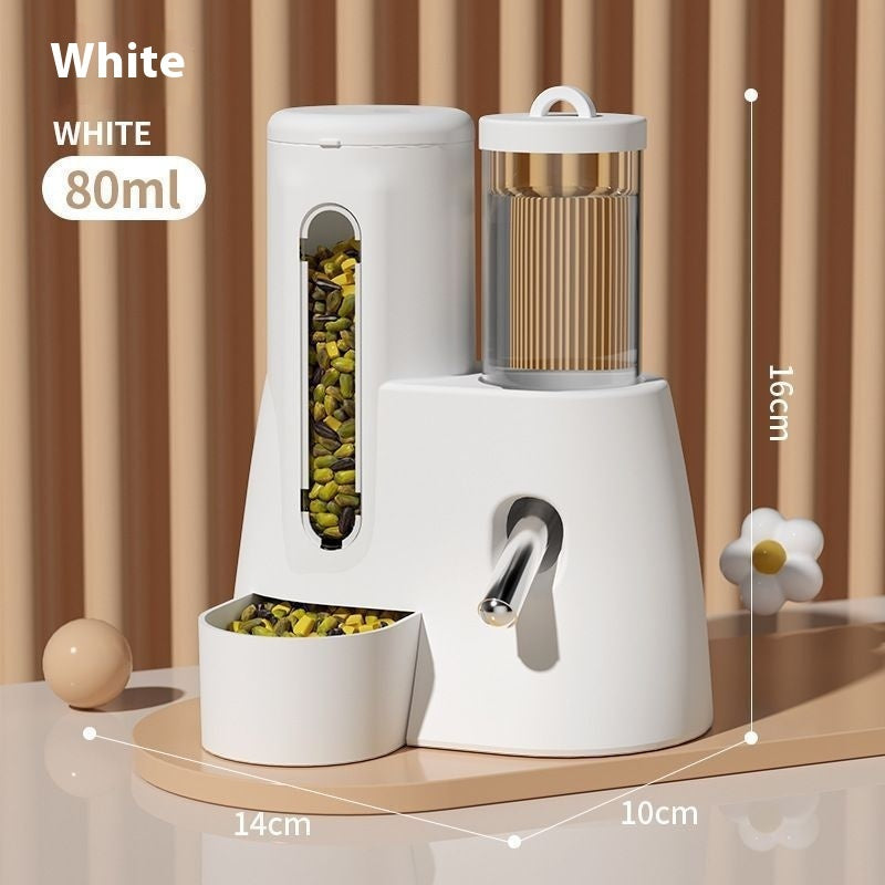 KFX-8094909 Automatic Water Feeder for Hamsters - White, Blue, Pink - Pet Tableware