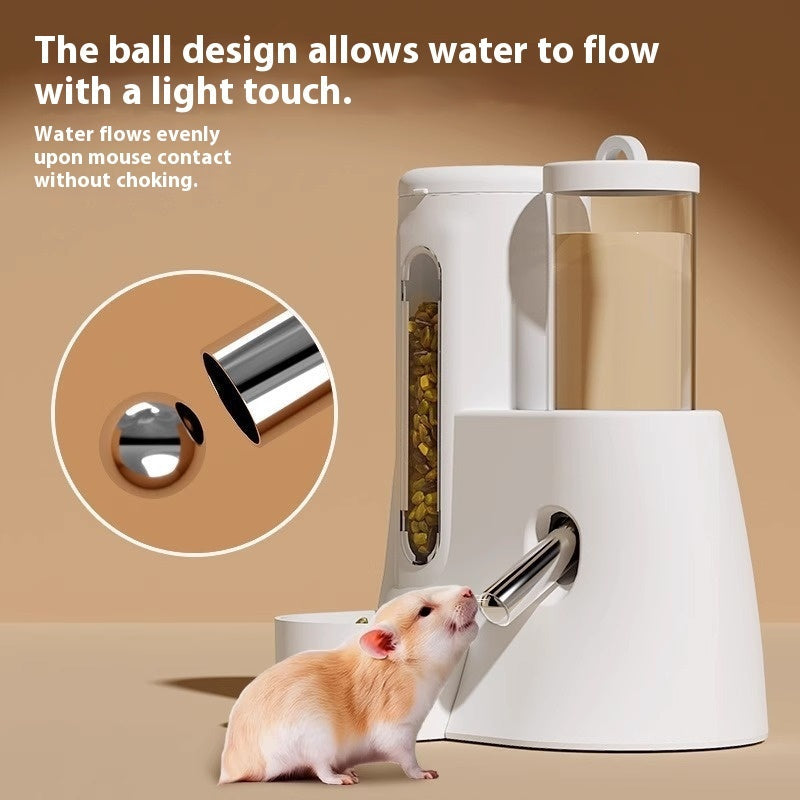 KFX-8094909 Automatic Water Feeder for Hamsters - White, Blue, Pink - Pet Tableware