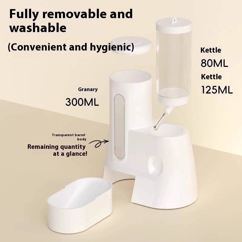 KFX-8094909 Automatic Water Feeder for Hamsters - White, Blue, Pink - Pet Tableware