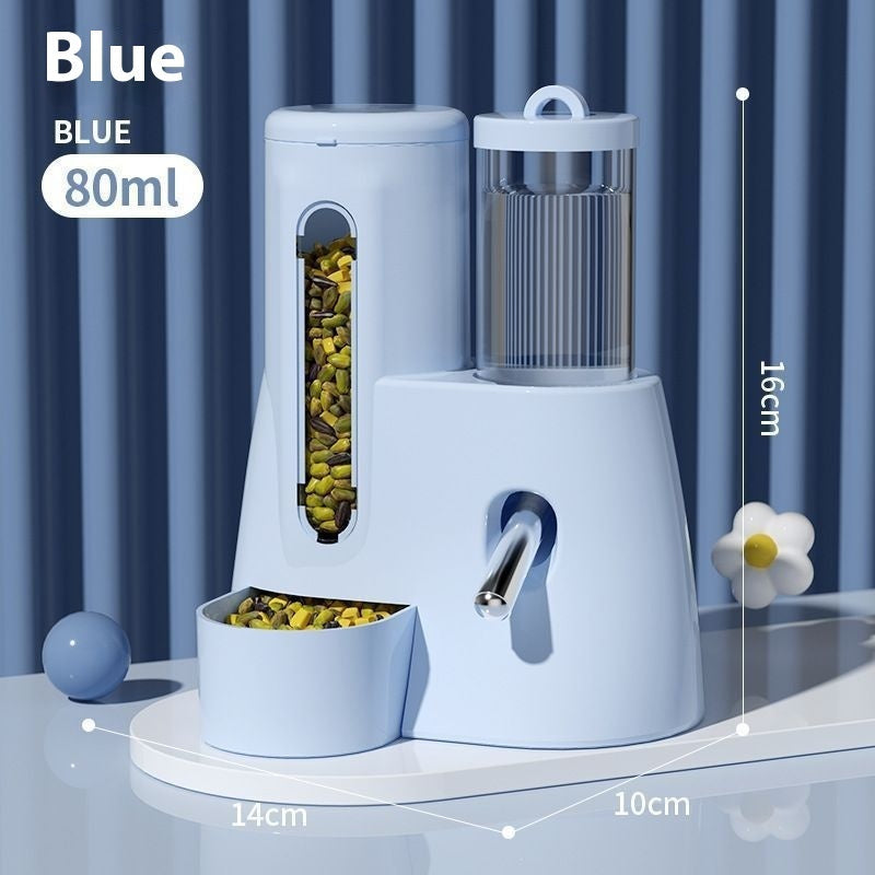 KFX-8094909 Automatic Water Feeder for Hamsters - White, Blue, Pink - Pet Tableware