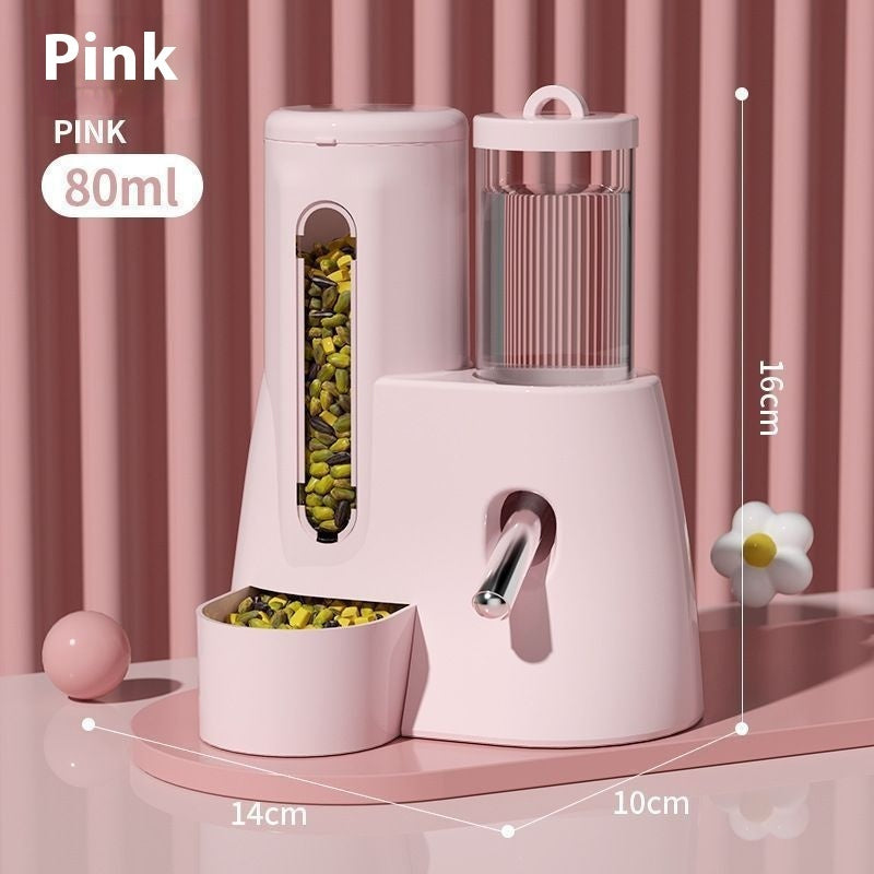 KFX-8094909 Automatic Water Feeder for Hamsters - White, Blue, Pink - Pet Tableware