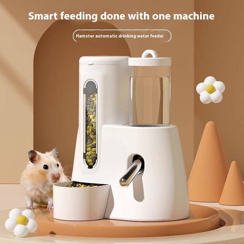 KFX-8094909 Automatic Water Feeder for Hamsters - White, Blue, Pink - Pet Tableware