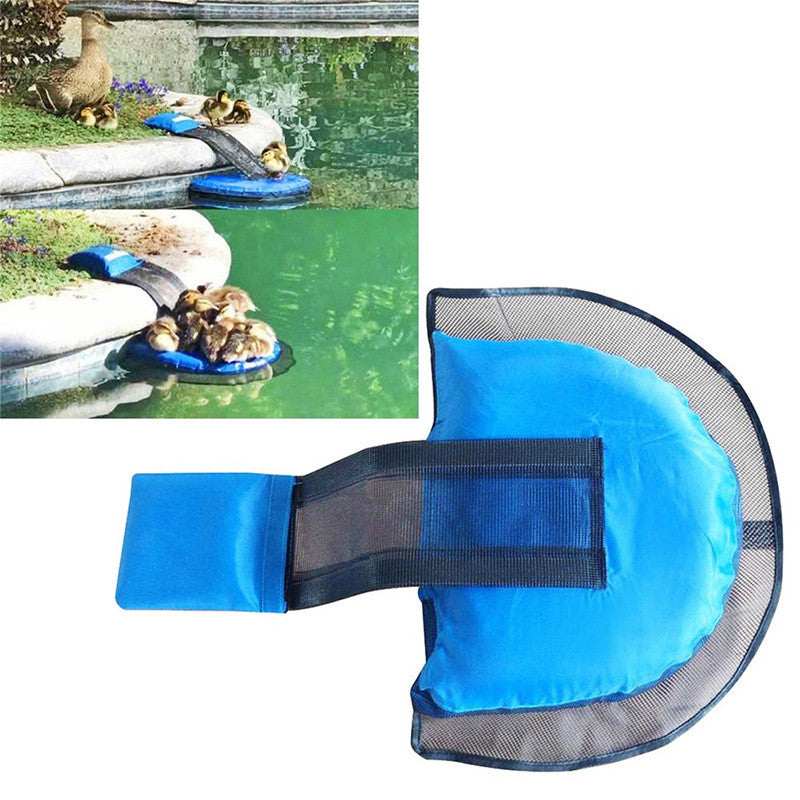 KFX-8096573 Small Animal Escape Channel for Pools and Ponds - Durable Inflatable Safety Net with Repair Kit