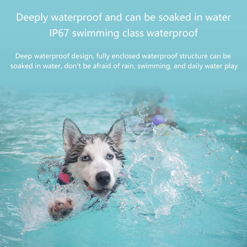 KFX-8096701 Smart Pet Locator with GPS, Wi-Fi, and LBS Tracking – 650mAh, 15-Day Standby, Deep Water Resistant