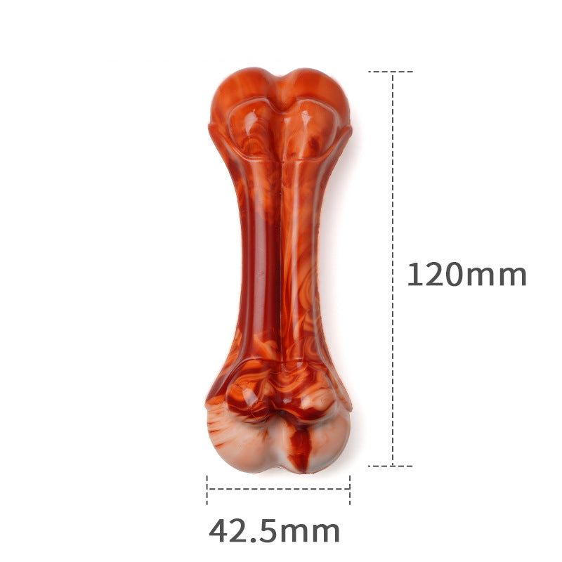 KFX-8099517 Bite-Resistant Rubber Dog Chew Toy with Meat Aroma – Available in Large, Medium, and Small Sizes
