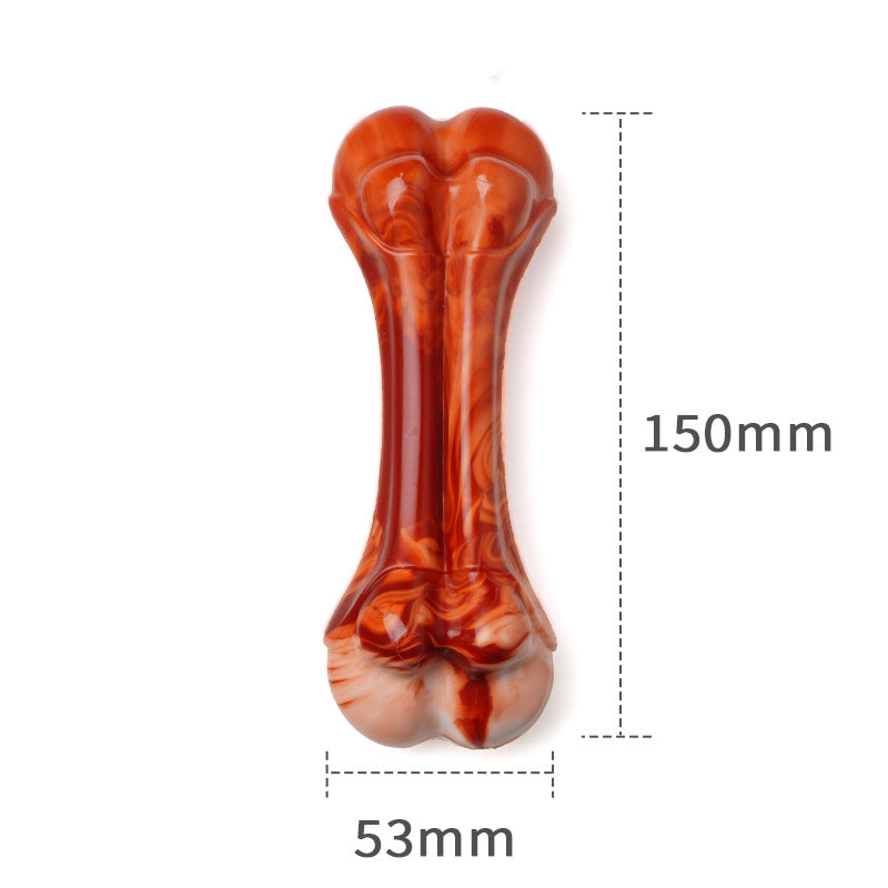 KFX-8099517 Bite-Resistant Rubber Dog Chew Toy with Meat Aroma – Available in Large, Medium, and Small Sizes
