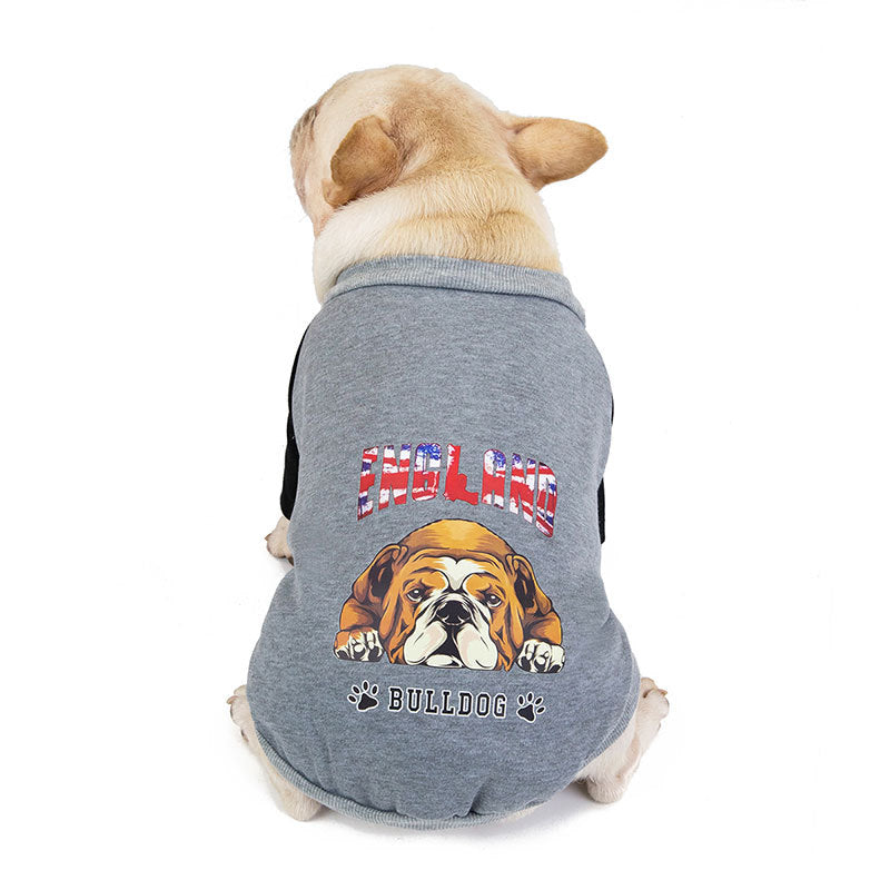 KFX-8099773 Plush Velvet Sweater for Small and Medium Dogs - Comfortable Cotton Two-Legged Style
