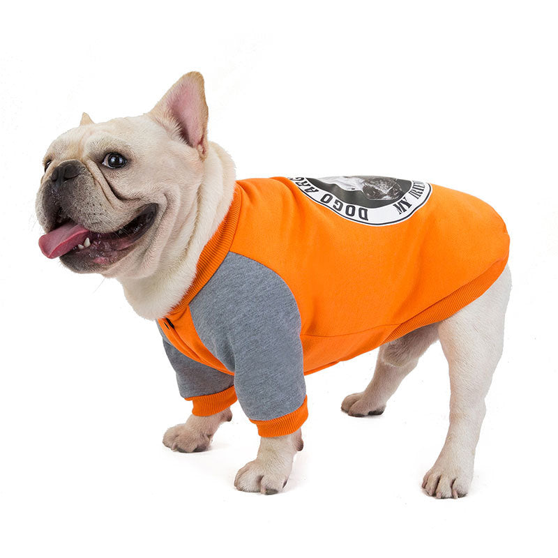 KFX-8099773 Plush Velvet Sweater for Small and Medium Dogs - Comfortable Cotton Two-Legged Style