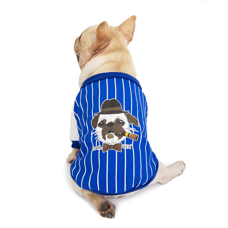 KFX-8099773 Plush Velvet Sweater for Small and Medium Dogs - Comfortable Cotton Two-Legged Style