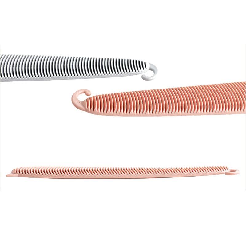 KFX-8100285 Durable Dual-Purpose Pet Comb for Cats with Simulated Cat Tongue Design in Pink and Grey