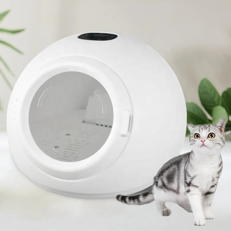 KFX-810195 Eco-Friendly Ultra Quiet 55L Pet Dryer Cabin with 5-90 Min Timer for Cats and Small Animals