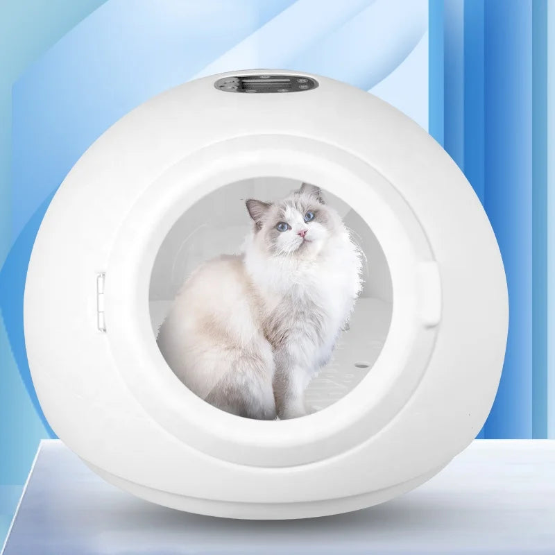KFX-810195 Eco-Friendly Ultra Quiet 55L Pet Dryer Cabin with 5-90 Min Timer for Cats and Small Animals