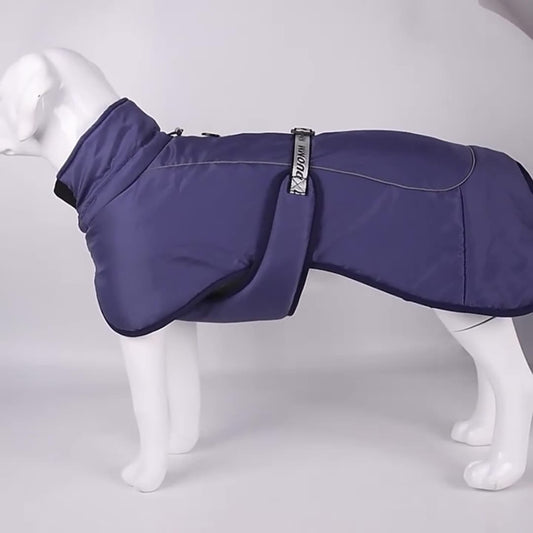 KFX-8102845 Autumn Large Dog Cloak - Warm Thickened Pet Clothing in Multiple Colors and Sizes