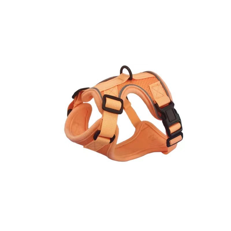 KFX-8104253 Adjustable Anti-Escape Cat Leash in Multiple Colors: Sky Blue, Black, Orange, Red, Lake Blue, Dark Blue, Pink, Purple, Yellow, Gray
