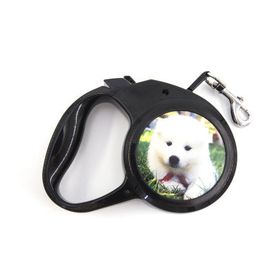 KFX-8106301 Customizable Automatic Retractable Dog Leash for Small Dogs - 3 Meters Plastic Design with Universal Remote Control and Flat Belt