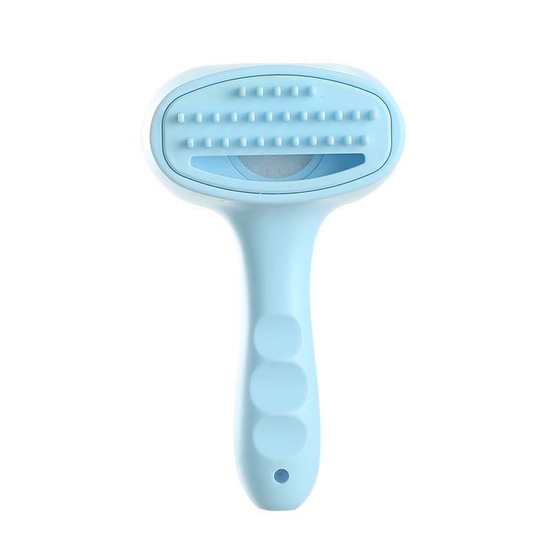 KFX-8111805 Handheld Electric Suction Grooming Comb for Pet Hair Removal - USB Rechargeable, Available in Blue & Pink
