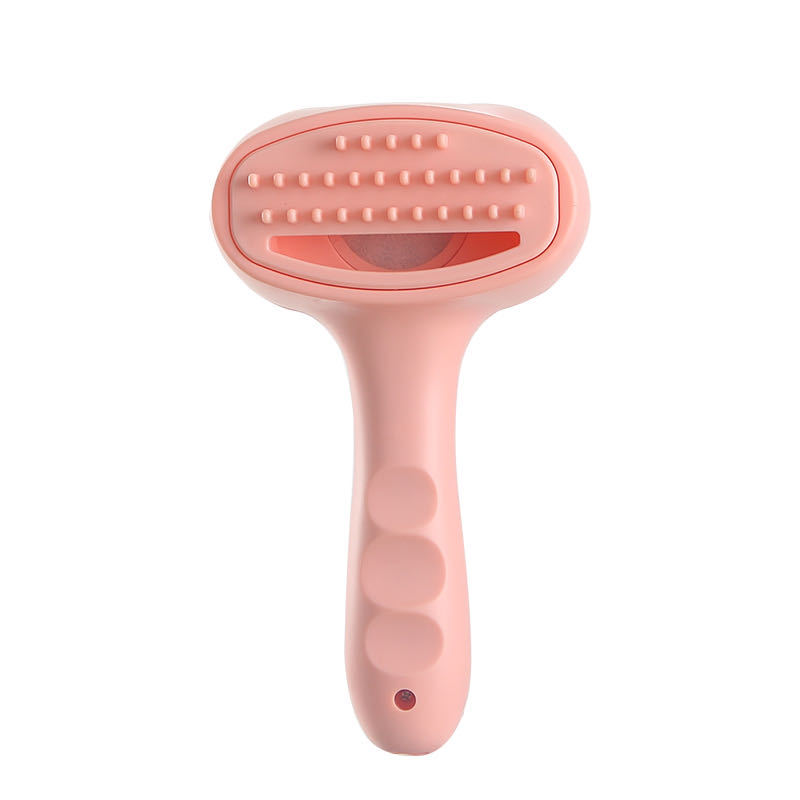 KFX-8111805 Handheld Electric Suction Grooming Comb for Pet Hair Removal - USB Rechargeable, Available in Blue & Pink