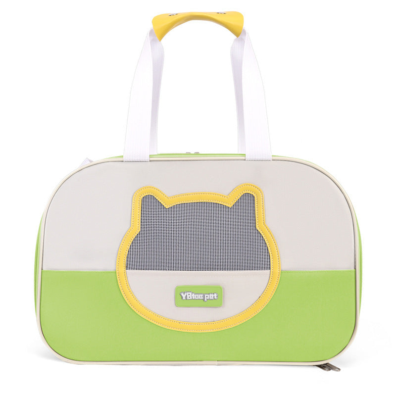 KFX-8112445 Large Capacity Foldable Cat Backpack with Breathable Oxford Cloth – Various Colors Available
