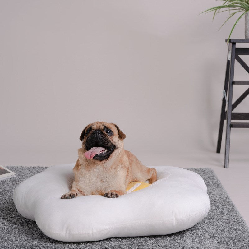 KFX-8114237 Cozy Poached Egg Pet Nest for Cats and Dogs - 700mm x 700mm x 130mm