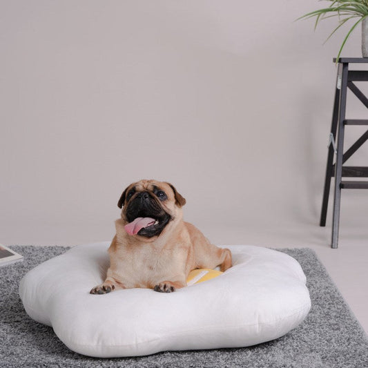 KFX-8114237 Cozy Poached Egg Pet Nest for Cats and Dogs - 700mm x 700mm x 130mm