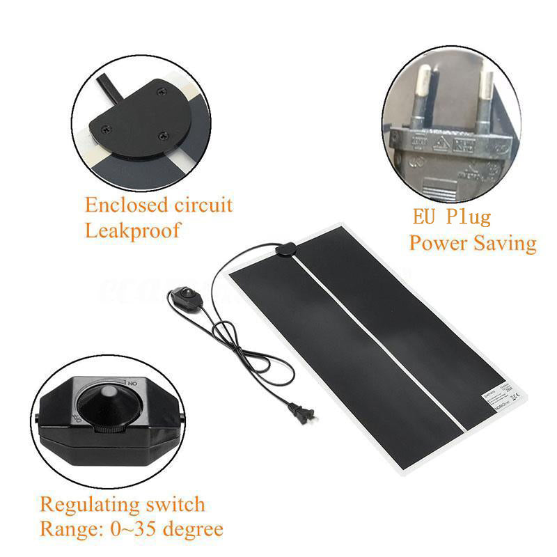 KFX-8121405 Adjustable Heat Mat with Temperature Controller for Terrariums and Reptiles, 28x28cm, 220V, 14W