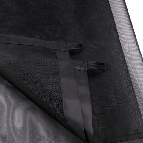 KFX-8123325 Portable Folding Pet Safety Barrier for Doorways and Stairs, Easy to Install Mesh Fence