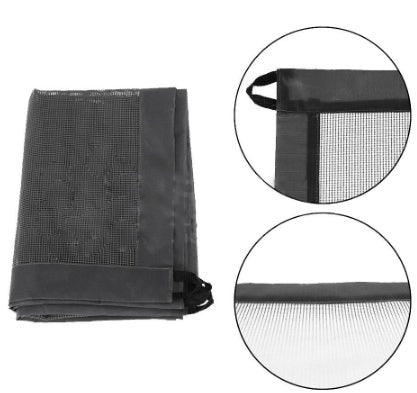 KFX-8123325 Portable Folding Pet Safety Barrier for Doorways and Stairs, Easy to Install Mesh Fence