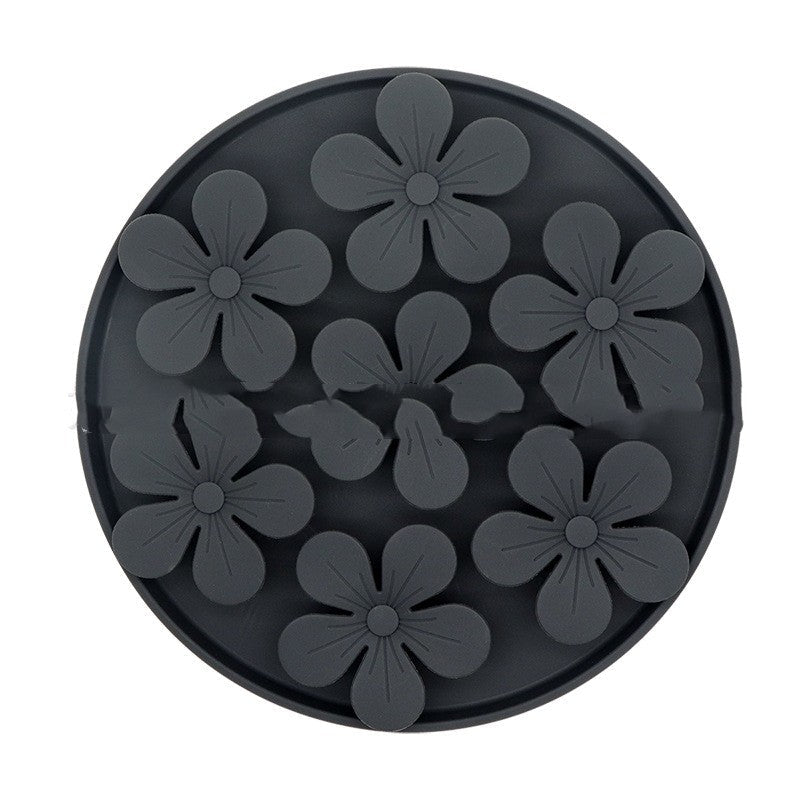 KFX-8125501 Slow Feeding Pet Food Suction Cup Dish for Cats and Dogs - Silicone Licking Sniff Pad