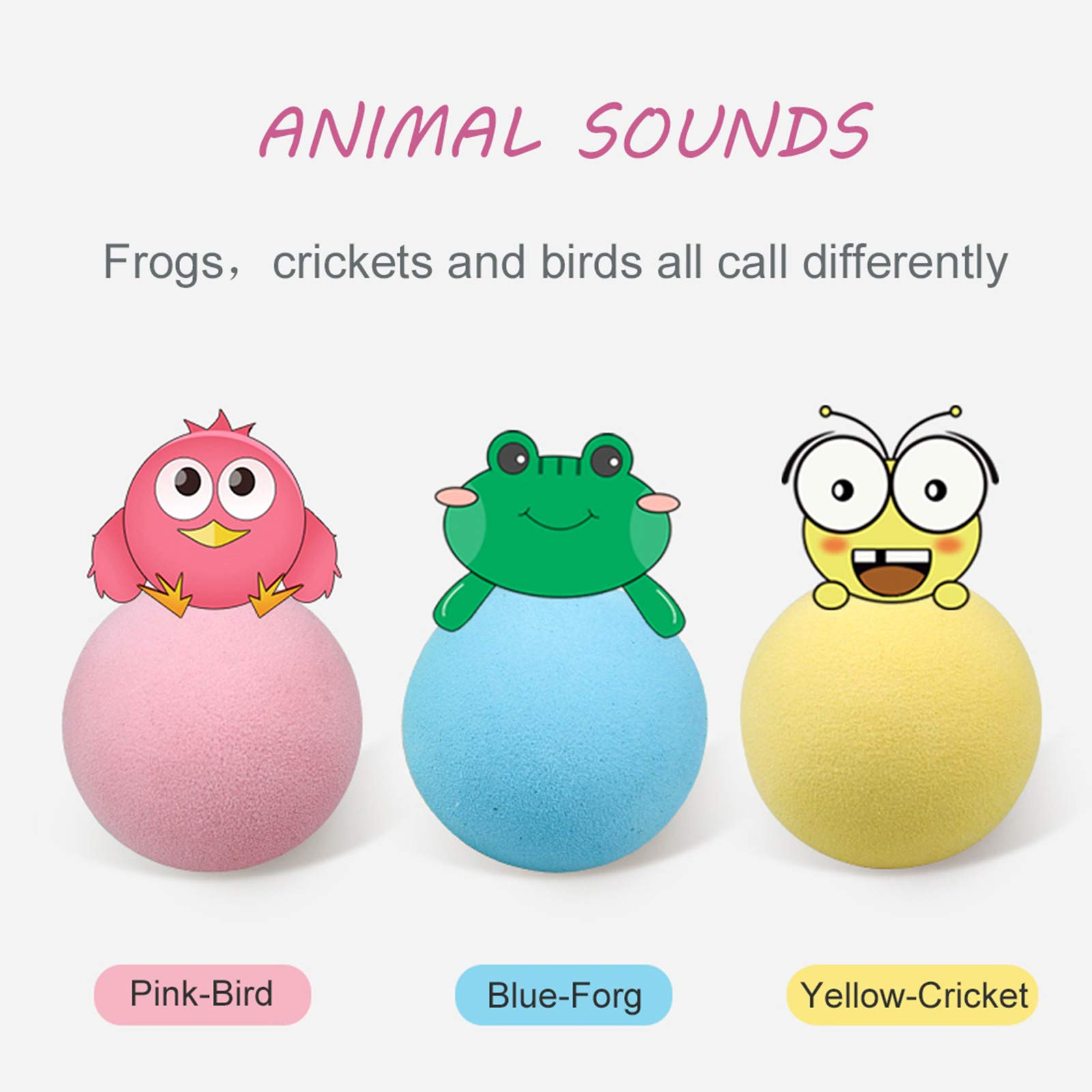 KFX-8126525 Mint and Sound Interactive Cat Toy Balls with Catnip Option