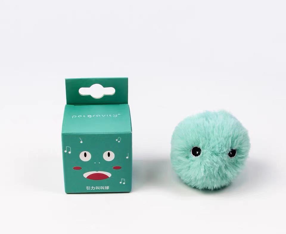 KFX-8126525 Mint and Sound Interactive Cat Toy Balls with Catnip Option