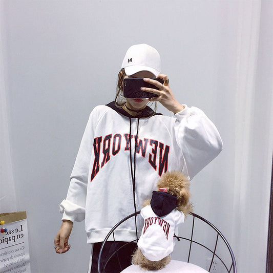 KFX-8126781 Casual Terry Cotton Hooded Sweatshirt for Pets in Multiple Colors