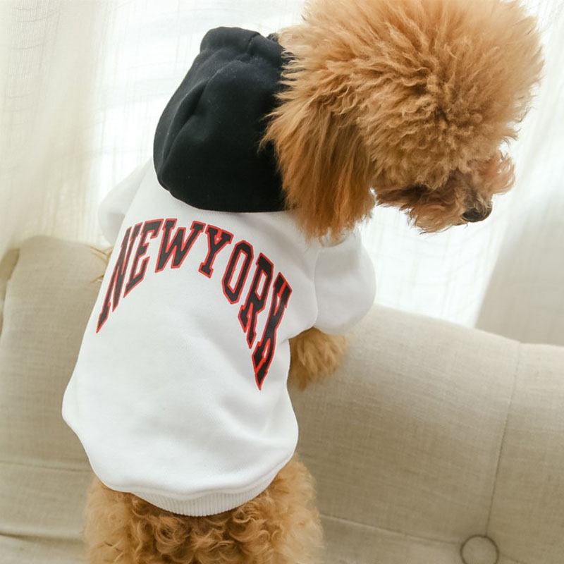 KFX-8126781 Casual Terry Cotton Hooded Sweatshirt for Pets in Multiple Colors