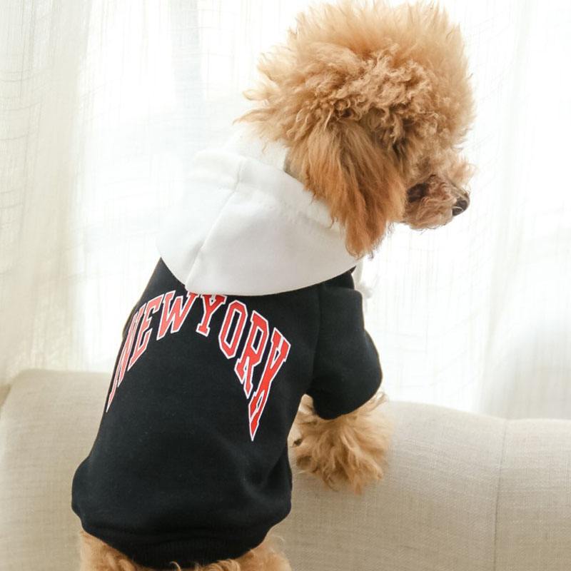 KFX-8126781 Casual Terry Cotton Hooded Sweatshirt for Pets in Multiple Colors