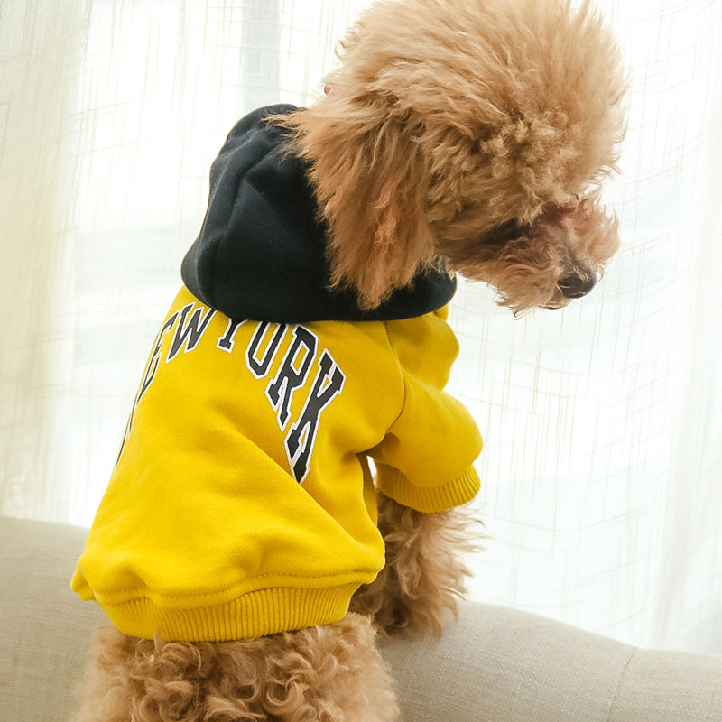 KFX-8126781 Casual Terry Cotton Hooded Sweatshirt for Pets in Multiple Colors