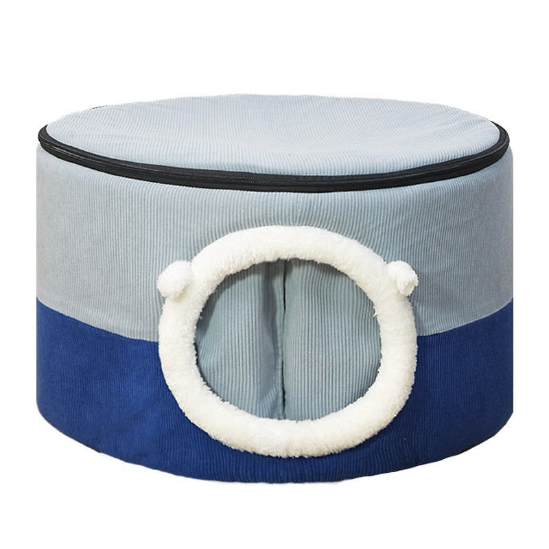 KFX-8131133 Cozy Closed Cat Nest for Winter - Available in Various Sizes