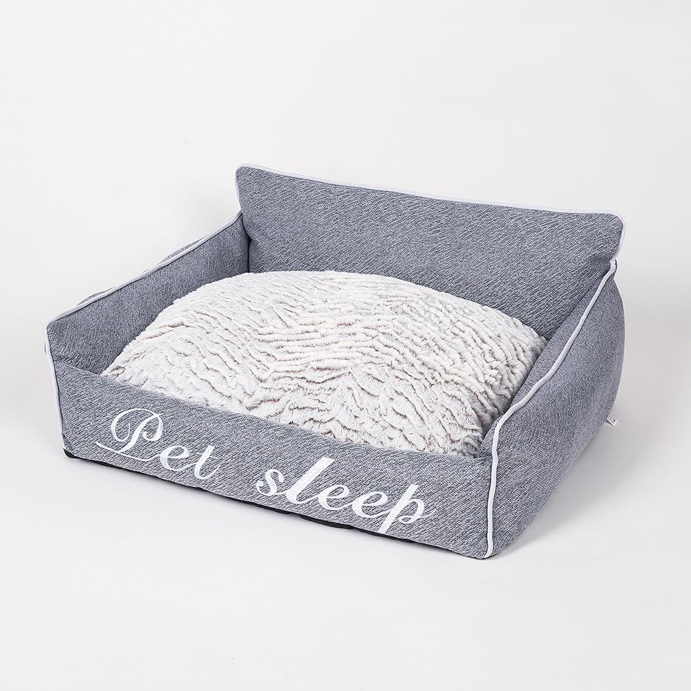 KFX-8131517 Warm Cloth Cat Litter Kennel Pet Bed for Small Dogs and Kittens in Multiple Sizes