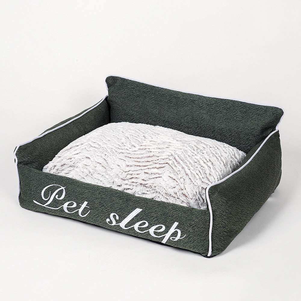 KFX-8131517 Warm Cloth Cat Litter Kennel Pet Bed for Small Dogs and Kittens in Multiple Sizes