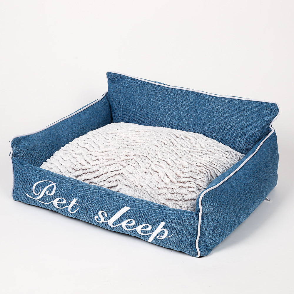 KFX-8131517 Warm Cloth Cat Litter Kennel Pet Bed for Small Dogs and Kittens in Multiple Sizes