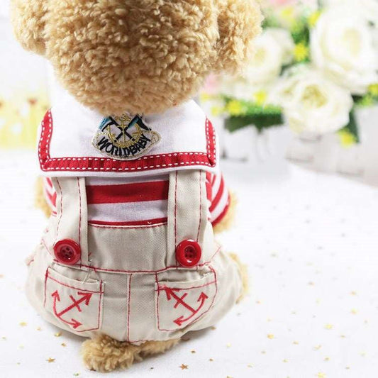 KFX-8131645 Casual Denim Four-Legged Clothing for Pets