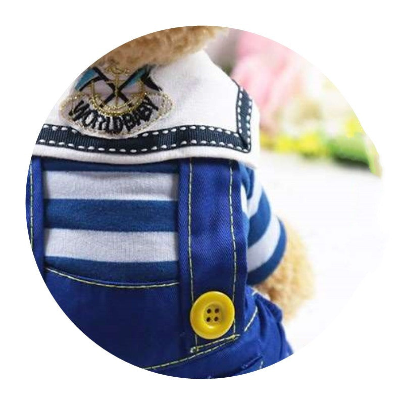 KFX-8131645 Casual Denim Four-Legged Clothing for Pets
