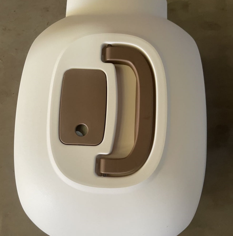 KFX-8132925 Enclosed Cat Litter Box with Easy Access and Odor Control