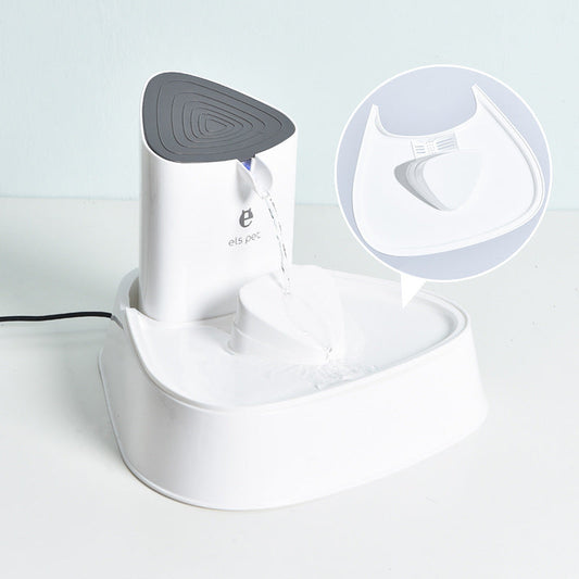 KFX-8133309 Electric Pet Water Dispenser with Circulating Filter - 1.5L & 3L Options, Mute Design, Night Light Feature