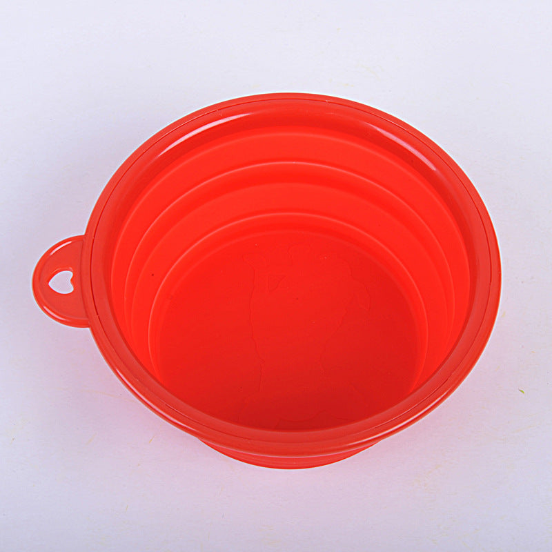 KFX-8133437 Portable Folding Pet Bowl in Food-Grade Silica Gel – Compact, Lightweight, Multiple Colors