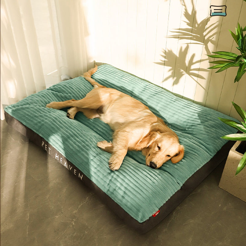 KFX-8137277 Removable and Washable Pet Sleeping Cushion in Silver, Green, and Blue Grey Options