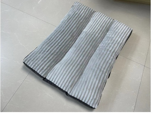 KFX-8137277 Removable and Washable Pet Sleeping Cushion in Silver, Green, and Blue Grey Options